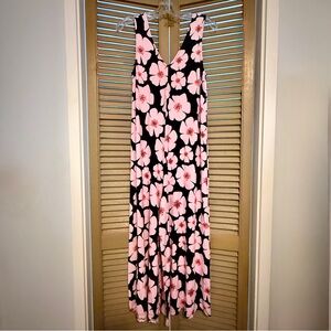 Ava Sky Jumper Melody in Black Floral Burst print — Size S